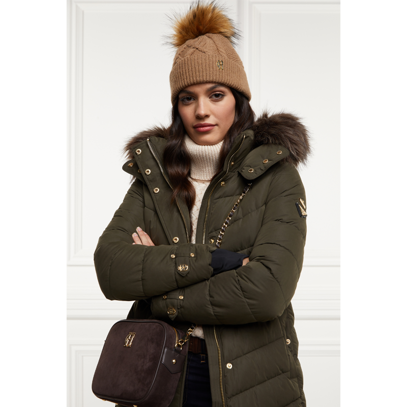 Holland Cooper Chamonix Coat - Khaki-4